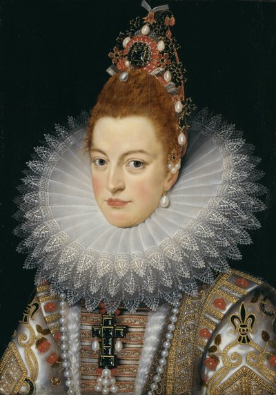 Portrait of Isabella Clara Eugenia of Spain, Archduchess of Austria by Frans Pourbus the Younger